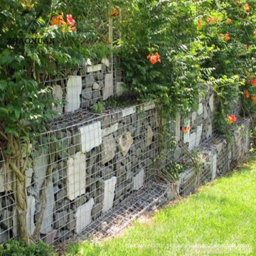 Cesta de gabion soldada de alta qualidade para gaiola de pedra